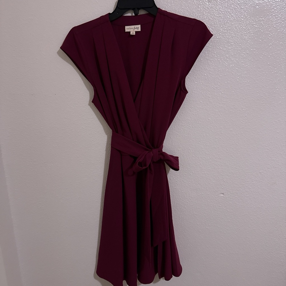 Maison Jules Plum Midi Dress - Picture 3 of 4